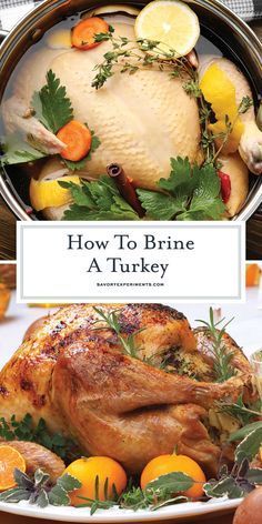 the cover of how to brine a turkey