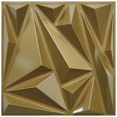 an abstract gold wallpaper with triangular shapes