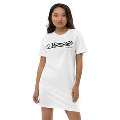 KeCaché | "Mamacita" Dominican Shirt dress made from organic cotton. Sizes XS - XL Premium Product, Organic Style, Tee Dress, T Shirt Dress, Dress Making, Cotton T Shirt, Cotton Tee, Tshirt Dress, Fashion Forward