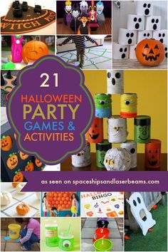 halloween party games and activities for kids to play in the house or on the lawn