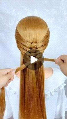 Hảir Style For Girl Kids, Knot Braids, Hairdresser Hairstyles, Side Braid Hairstyles, Easy Hairstyles For Thick Hair, Knot Braid, Guest Hair, Beautiful Braided Hair, Hairstyles For Girls