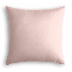 a pink pillow on a white background