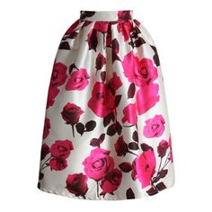 Flower Vantage Skirt Petal Skirt, Cocktail Skirts, Mid Calf Skirt, Rose Skirt, Evening Skirts, Calf Length Skirts, Printed Midi Skirt, Floral Midi Skirt, Line Skirt