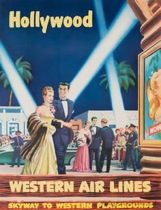 an old movie poster for the western film hollywood starring actors in formal dress and tuxedos