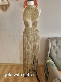 Sparkly Gold Dress, Cher Outfit, Cleopatra Dress, Dress Goddess, Greek Goddess Dress, Macrame Dress, Goddess Dress, Dress Silver, Greek Goddess