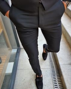 Dress Pants for Men- Buy Men's Dress Pants, Suit Pants Online - Gent With Black Slim Fit Pants, Homecoming Outfits For Guys, Mens Slacks, Slim Fit Dress Pants, Black Pants Men, Mens Fashion Classy, Mens Dress Pants, Men Fashion Casual Outfits, Black Dress Pants