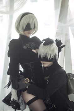 9s And 2b, Nier Automata 9s, Hot Anime Cosplay, Last Minute Kostüm, Nier Automata Cosplay, Cosplay Couple, 2b Cosplay, Couples Cosplay, Couple Cosplay