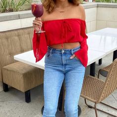 Off-The-Shoulder Bell Sleeve Drawstring Crop Top. 100% Polyester Check Out Our Website To Purchase Directly And/Or To View Other Items Www.Shopisa-Belle.Com Ig: @Shopisa_belle Red Off-shoulder Top For Spring, Drawstring Crop Top, Black Tube Top, Turtle Neck Crop Top, Yellow Crop Top, Black Tube, Red Crop Top, Off Shoulder Crop Top, Ribbed Crop Top