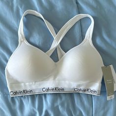 Brand New, Never Worn, Calvin Klein Modern Cotton Bra Calvin Klein Bra Outfits Fashion, Spring White Loungewear Bra, White Spring Loungewear Bra, White Bra For Spring Loungewear, White Seamless Casual Bra, Casual White Bra, Fitted Casual White Bra, Casual Fitted White Bra, Casual White Fitted Bra