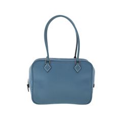 Br : Hermes Model: Plume Color: Blue Material: Leather Inclusions: Dust Bag Dimensions: W20cm X H15cm X D7cm Serial Number: Square Carre I Country Of Origin: France Condition: Ab - Good Condition.In A Soothing Light Blue Leather Finish The Hermes Plume H Bag St S As A Chic Sophisticated Accessory That Effortlessly Imparts A Touch Of Elegance To Any Ensemble.Its Slightly Used Condition Is Evident On The Outside With A Slight Loss Of Shape Rubbing As Well As Some Minor Scratches On The Metal Fitti Luxury Blue Satchel With Silver-tone Hardware, Classic Blue Shoulder Bag For Business, Timeless Blue Shoulder Bag For Evening, Blue Business Satchel, Blue Rectangular Satchel With Silver-tone Hardware, Classic Blue Shoulder Bag, Timeless Blue Business Bag, Timeless Blue Business Bags, Blue Satchel With Palladium Hardware