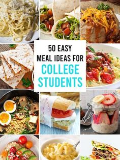 Easy At Home Meals Simple, University Cooking Easy Recipes, Packed Lunch Ideas For College Students, Meal Plan For College Students Healthy, Easy Meals For Two Lunch, Easy Meals For Broke College Students, Meals For Two Lunch, Weekly Meal Plan College Student, Cheap Dinners For College Students