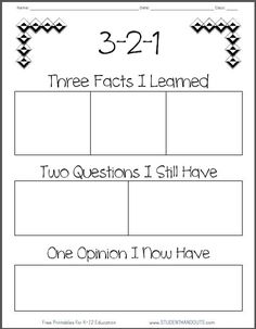 the three acts i learned worksheet for students to learn numbers and counting them