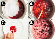 steps to make cranberry sauce in a pot