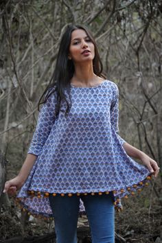 Short Top Designs, Short Kurti Designs, Cotton Short Tops, Simple Kurta Designs, Designer Kurti Patterns, Simple Kurti Designs, Tunic Designs, Kurti Designs Latest