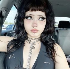 Dark Makeup Looks, Vampire Bride, Emo Makeup, Punk Hair