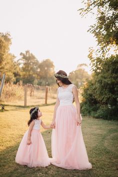 "Pink Mother Daughter Matching Tutu Lace Dresses, Tulle Dress Long Floor Length, Blush Pink Lace Dress, Rustic Girl Dress, Birthday party ⚠️Please note that the colors of the objects on photos may differ from real⚠️ This listing include set of 2 dress. But you can choose only adult dress in second drop down menu and choose your size Mother daughter matching floor length dresses has a round neckline, the upper part of the dress is made of fabric and lace. The skirt part of the dress is a magnific Mom Daughter Matching Dresses, Blush Pink Lace Dress, Tulle Dress Long, Mom Daughter Outfits, Dresses Handmade, Mother Daughter Fashion, Mother Daughter Matching Outfits, Mom And Daughter Matching, Mother Daughter Outfits