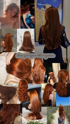 Copper Ginger, Embrace Messy Hair, Red Hair Looks, Hair Styels, Hairstyle Examples, Hair Color Streaks, Hair Techniques, Honey Hair