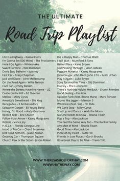 the ultimate road trip playlist