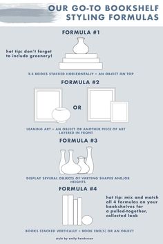 an info sheet describing how to use the font and numbers for bookshelf designs