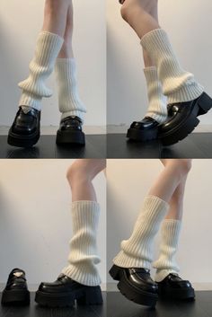 Search ID "LA15495" on lolitain.com💌 Include: Shoes🎹 Style Types: School Lolita Materials: PU Feature: The British-style black uniform shoes are versatile for commuting, and the thick-soled and chunky-heeled design gives off a sweet, cool, and hot girl vibe. Loafers School, Long White Socks, Uniform Shoes, Japanese High School, School Uniform Shoes, Style Loafers, College Style, Thick Heel, School Shoes