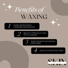 Waxing Tips For Estheticians, Esthetician Waxing Post Ideas, Waxing Benefits Hair Removal, Waxing Information, Waxing Menu Ideas, Waxing Instagram Highlight, Waxing Promotion Ideas, Wax Instagram Post, Wax Promotion Ideas