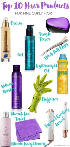 Top 10 Hair Products for Fine, Curly Hair More Fine Curly Hair Products, Products For Fine Curly Hair, Curly Hair Cream, Frizzy Curly Hair, Fine Curly Hair, Shampoo For Curly Hair, Best Shampoos