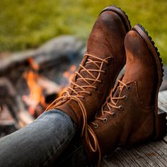 Brown Brown Combat Boots, Boots Fit, Leather Lace Up Boots, Rounded Toe Boots, Boots Fall, The Ranch, Boots Outfit, Work Fashion, In The Woods