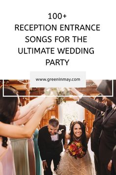 Create unforgettable memories with bridesmaids and groomsmen entrance songs that leave a lasting impression! Pair them with fun, unique wedding party entrance songs to ensure each part of your celebration flows seamlessly from one joy-filled moment to the next. Bridesmaid Entrance Songs, Wedding Party Entrance Songs, Wedding Party Entrance, Reception Entrance Songs, Wedding Entrance Songs, Entrance Wedding, Classic Rock Songs, Entrance Songs, I Gotta Feeling