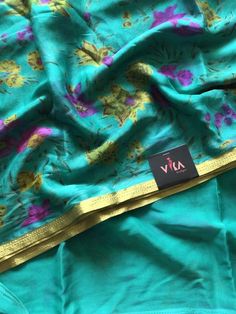 Unique Sarees, Pure Georgette Sarees, Stitched Saree, House Gate, House Gate Design, Tussar Silk Saree, Georgette Saree, Gate Design, Georgette Sarees