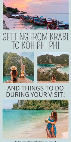 In this post, we’ll discuss getting from Krabi to Koh Phi Phi, the best experiences to have on Koh Phi Phi, and some tasty restaurants for authentic Thai food (which can be difficult in tourist hotspots). Click the link if Koh Phi Phi is on your Thailand bucket list! Thailand Outfit Ideas, Aesthetic Bucket List, Thailand Bucket List, Thailand Packing, Thailand Guide, Thailand Outfit