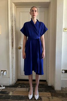 Edeline Lee, Dresses Royal, Holiday Party Outfit, Royal Blue Dresses, Dress Home, Mid Dresses, Thom Browne, Victoria Beckham, Modern Woman