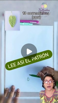 a woman is holding up a piece of paper with the words lee as el patron on it