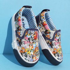 Ground Up Bluey Slip-On Sneaker - Toddler / Little Kid - Blue / Multicolor | Journeys Bluey Shoes, Toddler Gift Ideas, Raising Wildflowers, Shoes Editorial, Scarlett Rose, Shoe Size Chart Kids, Kitty Clothes, Hello Kitty Clothes, Kid Fashion