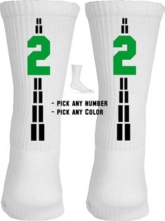 Moisture Wicking Sport Socks 98% Polyester & 2% Spandex * We can put any design or image you want on the socks. One location print * ** These socks are equal to Nike Elite & Under Armour socks ** Sock Sizes- Small Medium Large XL - See sock chart in photo's for sizing Cheer Socks, Volleyball Socks, Football Numbers, Dance Socks, Personalized Socks, Football Socks, Basketball Socks, Cheer Team, Nike Elite