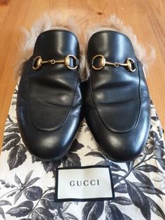 ad eBay - Find many great new & used options and get the best deals for Gucci Princetown Mule Loafer Fur Flats Horsebit US8 EU38.5 UK5.5 RRP$1,395 at the best online prices at eBay! Free shipping for many products! Slip-on Loafers With Horsebit Detail For Galas, Designer Calf Leather Loafers With Horsebit Detail, Gucci Loafers With Horsebit Detail For Galas, Designer Slip-on Loafers With Horsebit Detail, Luxury Horsebit Loafers With Round Toe, Luxury Horsebit Loafers For Galas, Gucci Luxury Pointed Toe Loafers, Luxury Flat Loafers With Leather Footbed, Gucci Princetown