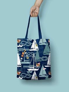 Seaborn Marylander / Tote Bag - Route One Apparel Sail Colored Rectangular Travel Bag, Nautical Style Sail Color Bags For Daily Use, Nautical Sail Color Bag For Daily Use, Nautical Sail-colored Bag For Daily Use, Nautical Style Sail-colored Bag For Daily Use, Nautical Beach Bag In Sail Color, Nautical Sail-colored Beach Bag, Nautical Style Beach Tote Bag For Travel, Sail Color Canvas Travel Bags