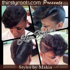 fishtail braid hairstyles for black hair | thirstyroots.com: Black Hairstyles and Hair Care Pinup Hairstyles, Short Hair Bangs, Fishtail Braid Hairstyles, Hairstyles For Black Hair, American Hairstyles, Fishtail Braid, 90s Hairstyles, Hair Stylists