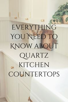 the words everything you need to know about quartz kitchen countertops