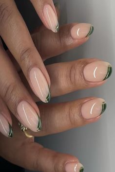 Cute & Beautiful Short Nail Design Ideas | Nails | Nail Design | Short Nails Nail Designs Beige, Beige Nail Ideas, Beige Nail, Tan Nails, Wedding Day Nails, Neutral Nail Designs, Neutral Nail, Negative Space Nails, Beige Nails