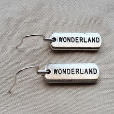 Silvertone Wonderland Earrings. New, Never Worn. Old Stock Alice In Wonderland, Silver Tone, Jewelry Earrings, Women Jewelry, Customer Support, Silver, Women Shopping, Color