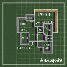 the floor plan for an apartment with several rooms