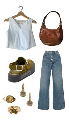 #outfit #style #fashion #outfitinspo Casual 70s Outfits Summer, Grunge Granola, Mini Short, Brunch Outfit, Swaggy Outfits, Alexa Chung, Mode Inspo, Outfit Style, Mode Vintage