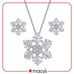 in stock White Winter Party Jewelry, Sparkling Silver Christmas Jewelry, Christmas Party Jewelry With Cubic Zirconia, Elegant Winter Holiday Jewelry, Elegant Festive Jewelry For Winter, Silver Jewelry For Winter Parties, Sparkling Christmas Wedding Jewelry, Crystal Jewelry For Christmas Party, Silver Jewelry For Holiday Parties