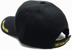 US ARMY Vietnam ERA Veteran Hat, 1960 to 1975 Embroidered letters Celebrates the service of Vietnam ERA Veterans Adjustable strap to fit most adults, men and some women Pre-curved bill. Structured, mid-profile crown, button top and sewn eyelets for ventilation Durable, acrylic fabric that resists stains and fading. Easier to clean than cotton Black and gold colors Black Military Trucker Hat, Military Style Black Visor Snapback Hat, Military Style Black Snapback Cap, Military Style Black Adjustable Snapback Hat, Adjustable Black Military Snapback Hat, Black Adjustable Military Snapback Hat, Black Military Hat With Curved Bill, Black Military Snapback Hat With Curved Bill, Military Style Black Baseball Cap With Flat Bill