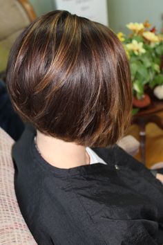 5 Hairstyles, Brown Bob, Hair Layers, Corte Bob, Hair Color Auburn, Highlights Brown Hair, Hair Color And Cut, Perfect Life, Layered Hair