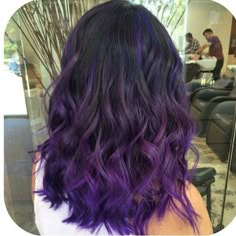 Dark Purple Hair Color Ideas, Dark Purple Hair Color, Purple Hair Color Ideas, Lilac Hair Color, Purple Hair Color, Purple Ombre Hair, Dark Purple Hair, Lilac Hair, Hair Color Purple