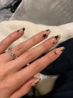 #Relationship# fashion# diy 2024 Nails, Hippie Nails, Grunge Nails, Pretty Gel Nails, Short Acrylic Nails Designs, Star Nails, Funky Nails, Pretty Acrylic Nails, Dope Nails