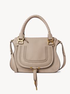 Chloé Marcie Double Carry Bag | Chloé US Chloe Marcie Bag, Womens Designer Bags, Medium Handbags, Brown Shoulder Bag, Iconic Bags, Chloe Marcie, Feminine Aesthetic, Basket Bag, Chloe Bag