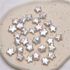 Natural Fresh Water Pearl Star Beads, Baroque Bead, Celestial Bead, Starry Bead, Twinkle Star Bead, Bracelet Spacer,Pentagram Bead 11mm-12mm [product  material]: shell, natural pearl, fresh water pearl, baroque pearl [product  size]: bead width 11mm-13mm Silver Beaded Bracelets With Star Charm, Silver Beaded Bracelet With Star Charm And Round Beads, Silver Heart Beads, Silver Heart Shaped Beads, Silver Heart-shaped Beads, Star Bead Bracelet, Pearl Baroque, Y2k Photos, Beaded Star