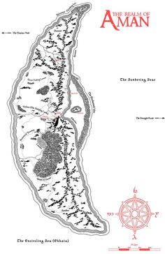 a Tolkien style map of Valinor and the surrounding lands, with additions of secondary locations to faithfully recreate the Undying Lands in a realistic manor.(made by NelmanBlack) Valinor Tolkien, Map Of Lord Of The Rings, Tolkien Style Map, Lotr Map, Valinor Map, Silmarillion Map, Lord Of The Ring Maps, Tolkien Map, Lord Of The Rings Map Middle Earth